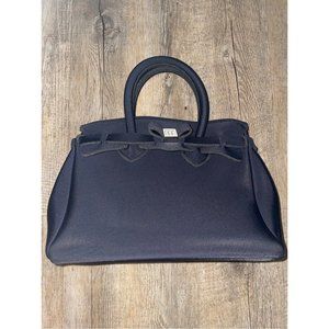 Save My Bag Black Double Handle Bag Neoprene Made in Italy